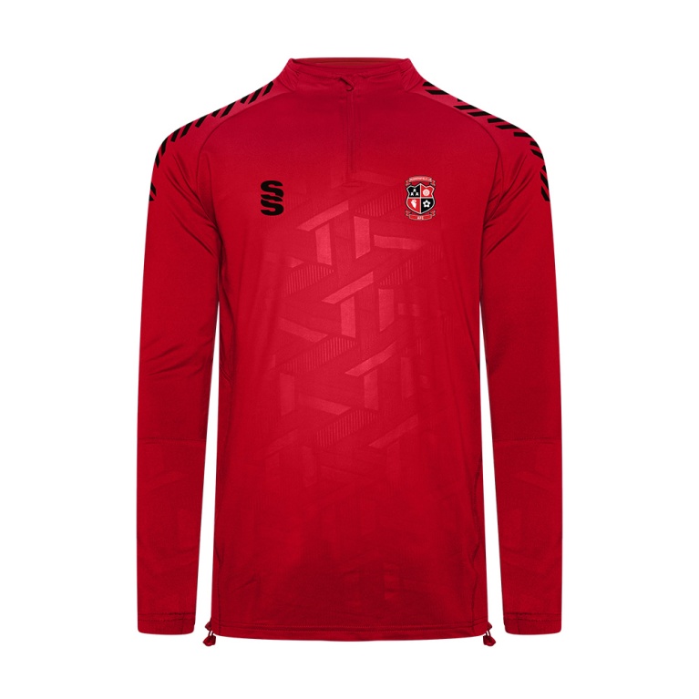Laund Hill AFC - Impact 1/4 Zip Performance Top - Red - Unisex Fit